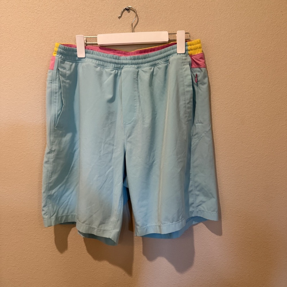 Birddogs Mens Bathing Suit Swim Shorts Board‎ Shorts XXL Long Blue Pink Yellow